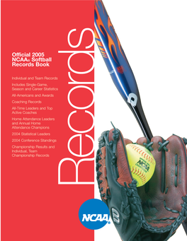 2005 NCAA Softball Records Book