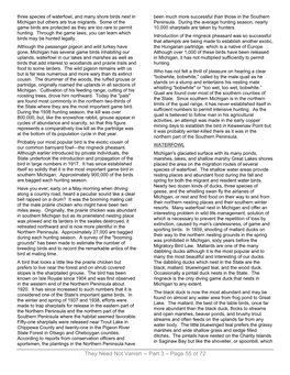 They Need Not Vanish -- Part 3 – Page 55 of 72 Has Been Reported Nesting in the Marshes of Saginaw Destroyed Nesting Places As Well As Food for These Birds