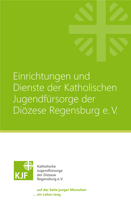 Einrichtungen Und Dienste Der Katholischen Jugendfürsorge Der Diözese Regensburg E