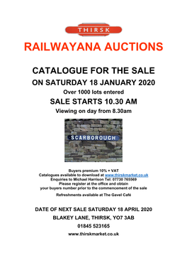Railwayana Auctions