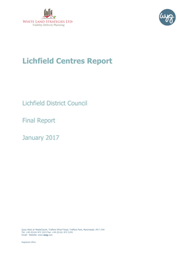 Lichfield Centres Report 2017