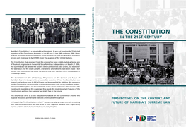 The Constitution in the 21St Century Entury