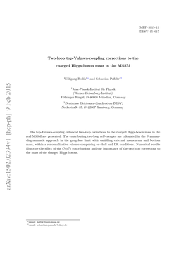 Two-Loop Top-Yukawa-Coupling Corrections to the Charged Higgs