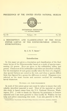 Proceedings of the United States National Museum