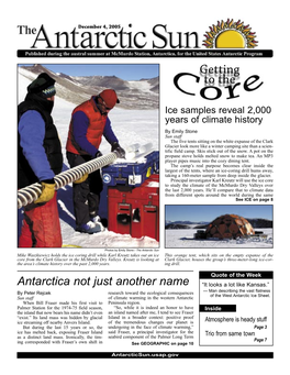 The Antarctic Sun, December 4, 2005