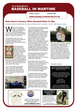 BIW Newsletter Vol1 No3 November 2007