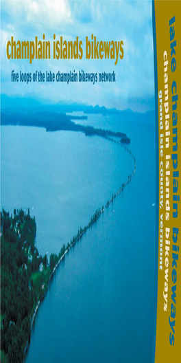 Champlain Islands Bikeways Brochure.Indd