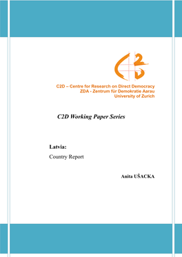 C2D Working Paper Series