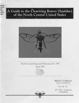 Sesiidae) 665 of the North Central United States