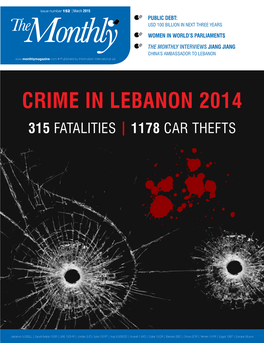 CRIME in Lebanon 2014 315 Fatalities | 1178 Car Thefts
