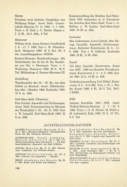 Zwischen Zwei Lichtern. Graphiken Von Walfgang Frager. Ausst. Stadt. Texte V. O. J. 12 Bl., 18 S. Abb., 8 Taf. Hannover Willi