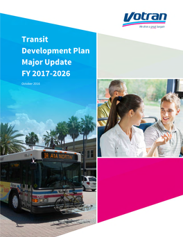 Transit Development Plan Major Update FY 2017-2026 October 2016