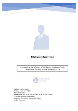 Intelligence Leadership