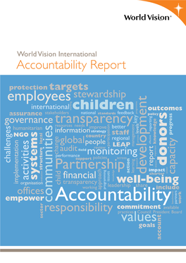 World Vision International Accountability Report 2010