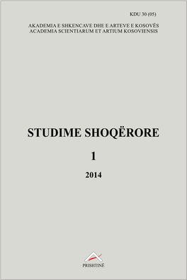 Studime Shoqërore 1