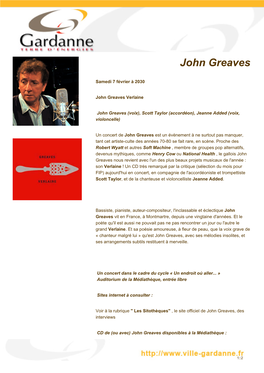 John Greaves