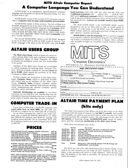 Altair Computer Report 1975.Pdf