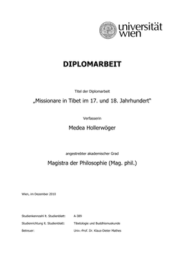 Diplomarbeit