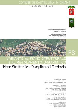 Elaborati Del Piano Strutturale