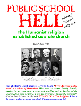 Public School Hell: the Establishment of the Humanist Religion As State