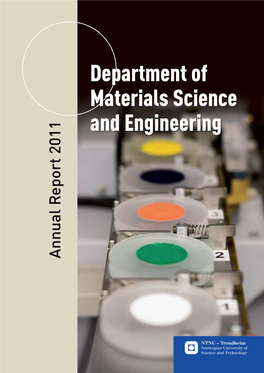 Department of Materials Science and Engineering