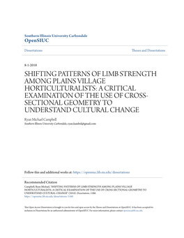 A Critical Examination of the Use of Cross-Sectional Geometry to Understand Cultural Change