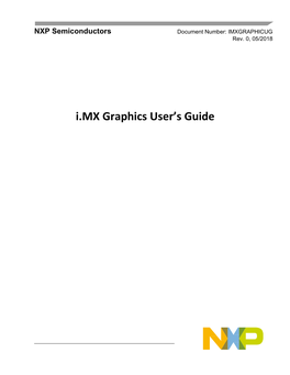 I.MX Graphics Users Guide Linux