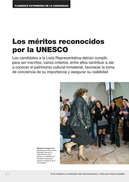 Revista 16 Pag 14-20 Méritos Reconocidos Por La UNESCO