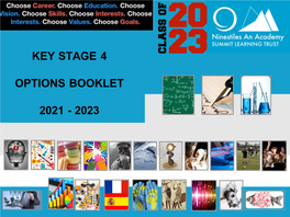 Key Stage 4 Options Booklet 2021