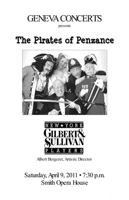 Pirates of Penzance Program