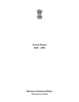 Annual Report 2005 – 2006