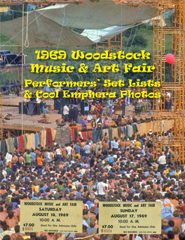 1969 Woodstock Music & Art Fair