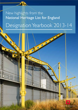 Designation Yearbook 2013-14 Listed2 in London: Yearbook 2010 Back to Contents Designation Yearbook 2013-142 Contents