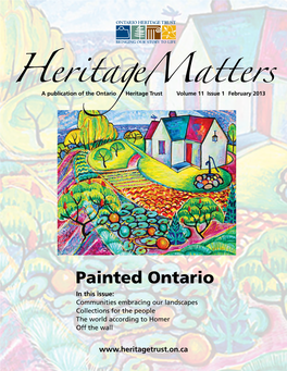 Heritage Matters: Painted Ontario