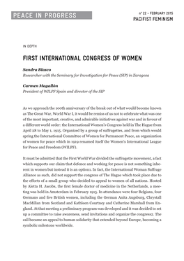 First International Congress of Women