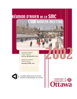 A La R´Eunion D'hiver De La Smc 2002, Ottawa