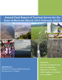 Annual Final Report of Tourism Survey for the State of Mizoram (March 2014-February 2015)