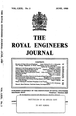 The Royal Engineers Journal