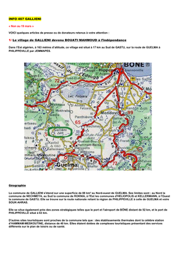 Le Village De GALLIENI Devenu BOUATI MAHMOUD À L’Indépendance