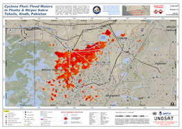 Flood Waters in Thatta & Mirpur Sakro Tehsils, Sindh, Pakistan