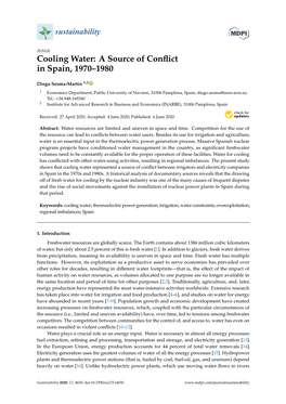 Cooling Water: a Source of Conﬂict in Spain, 1970–1980