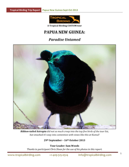 PAPUA NEW GUINEA: Paradise Untamed