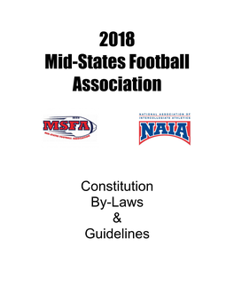 MSFA Guidelines