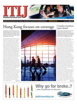 Hong Kong Focuses on Coverage Report Released