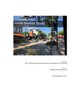 Retail Market Study Delray Beach, Florida