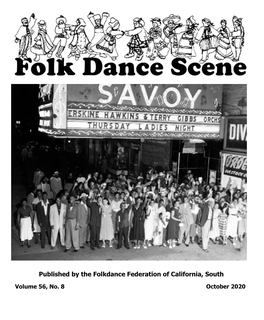 Published by the Folkdance Federation of California, South