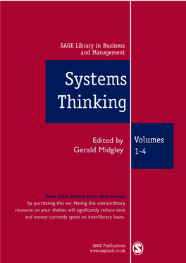 Systems Thinking