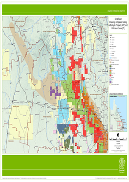 Surat Basin All Energy Companies Holding Authority to Prospect (ATP) and Petroleum Lease (PL)