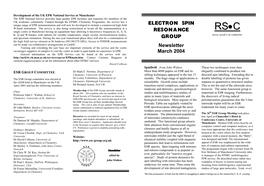 Electron Spin Resonance RS?C