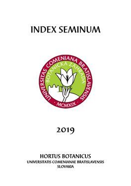 INDEX SEMINUM 2019.Pdf